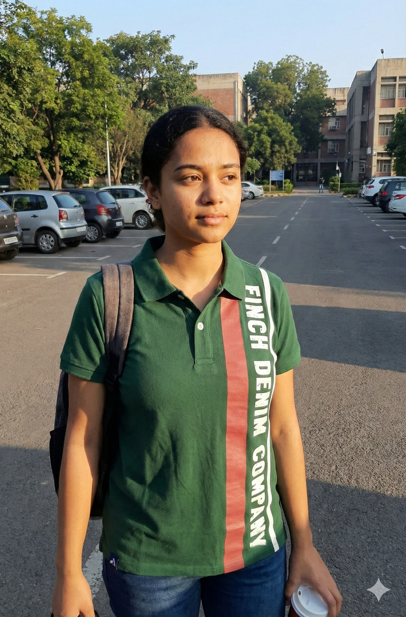 WOMENS GREEN POLO 