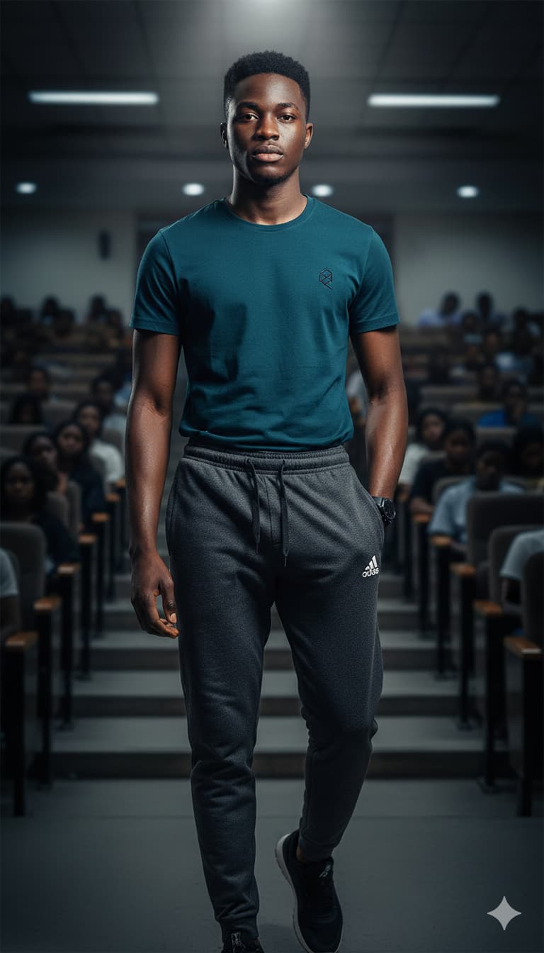 Men's Charcoal Black Joggers