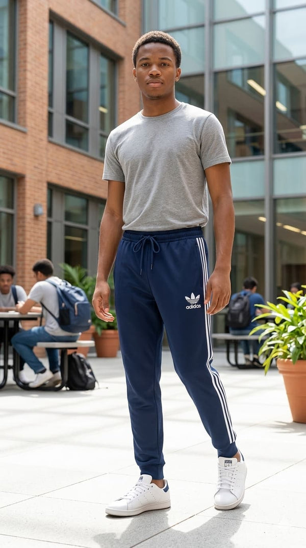 Men's Navy Blue Dri-Fit Joggers