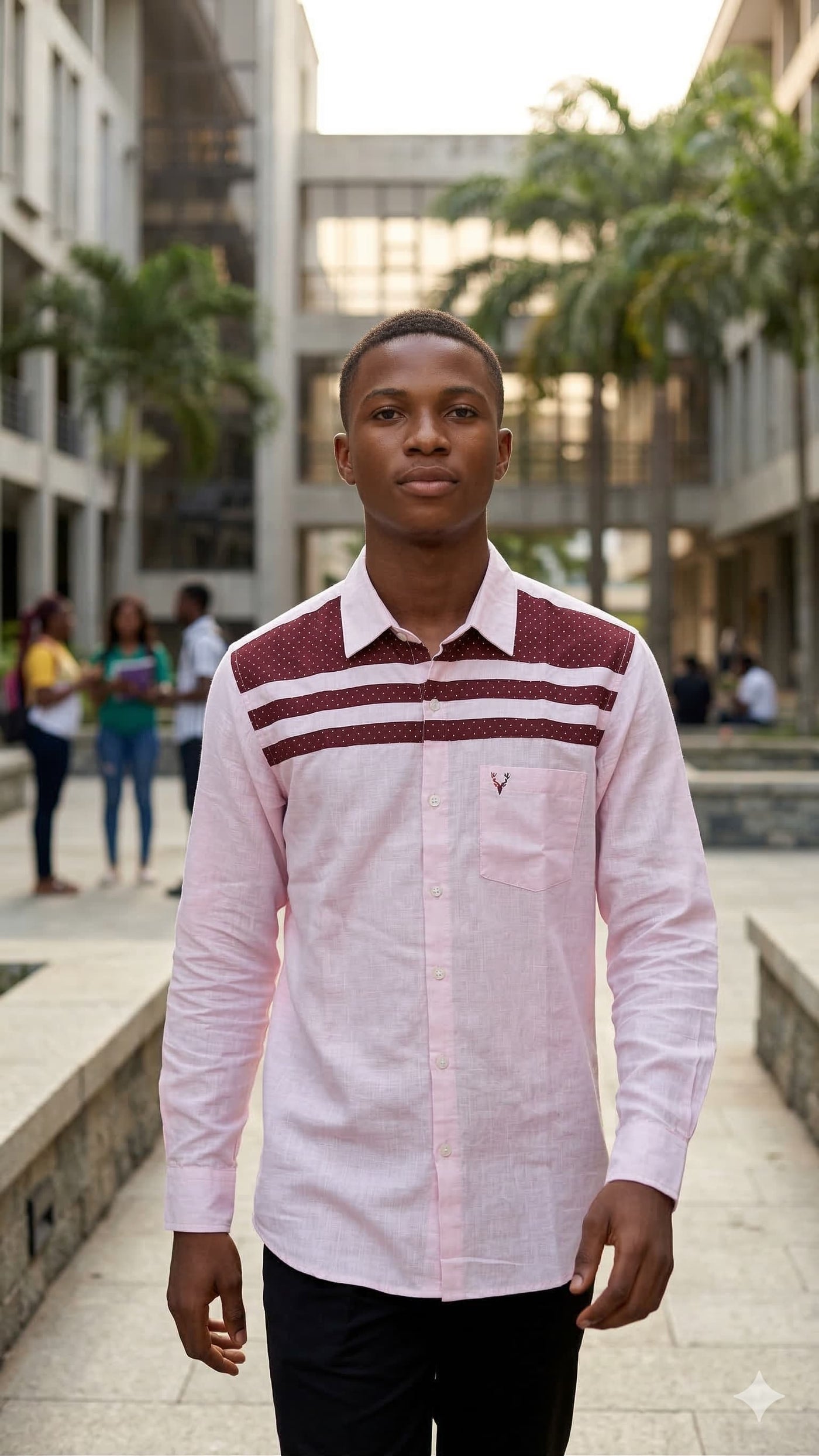 Unisex Umber Shirt — men's pink full sleeve casual shirt | GloblNorth