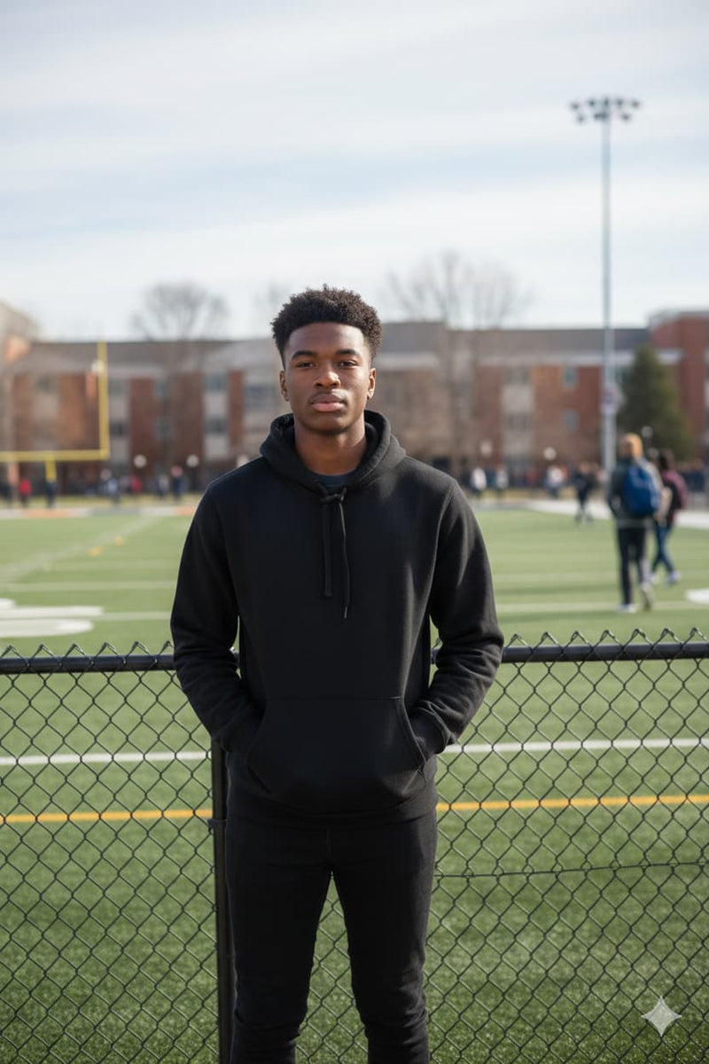 Trell Hoodies — men's black hoodie | GloblNorth