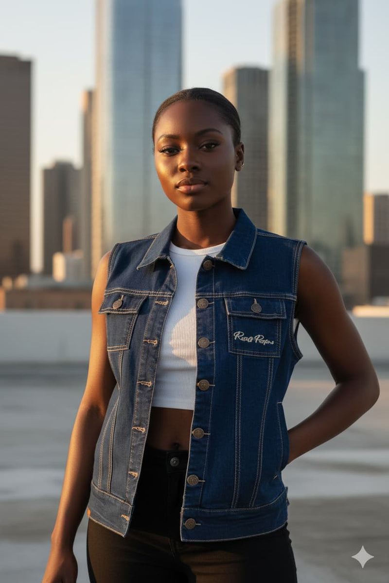 WOMENS BLUE JEAN JACKET