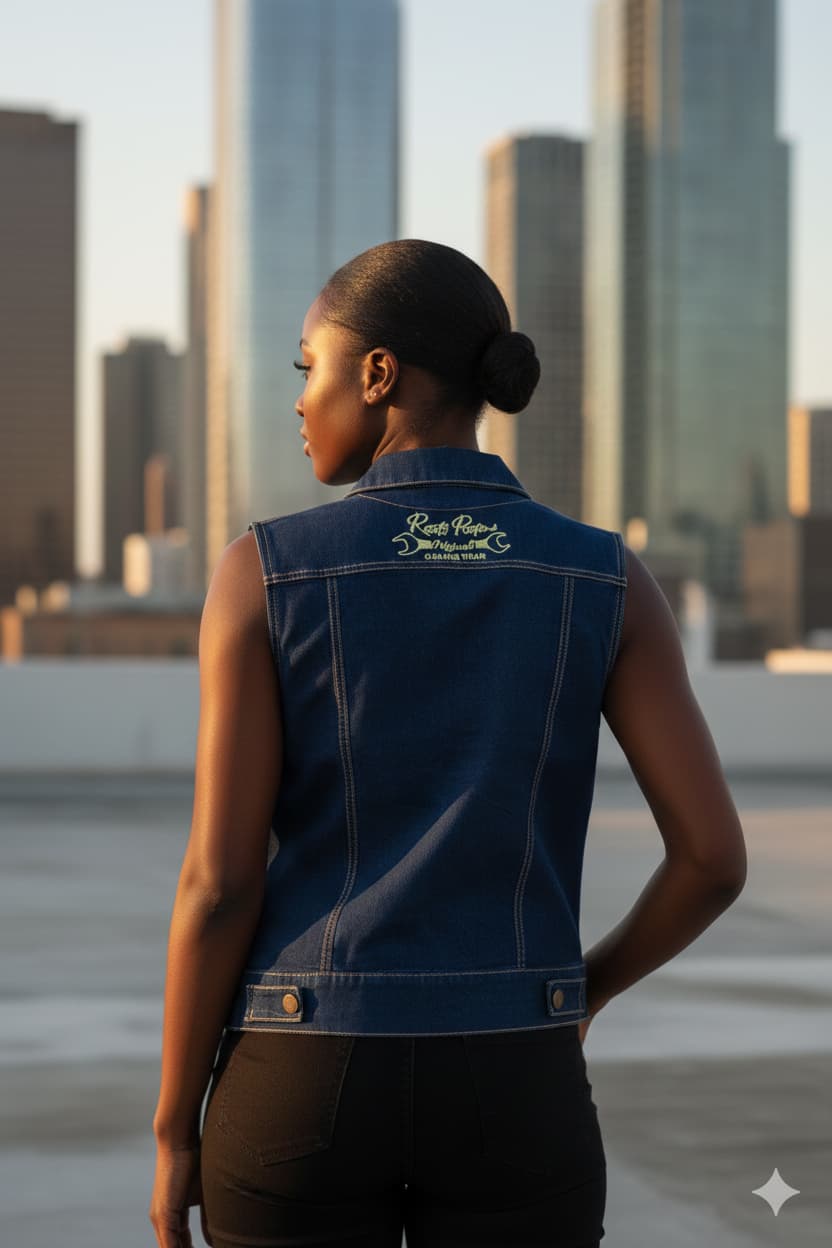 WOMENS BLUE JEAN JACKET