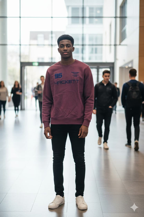 MENS BURGUNDY SWEATSHIRT