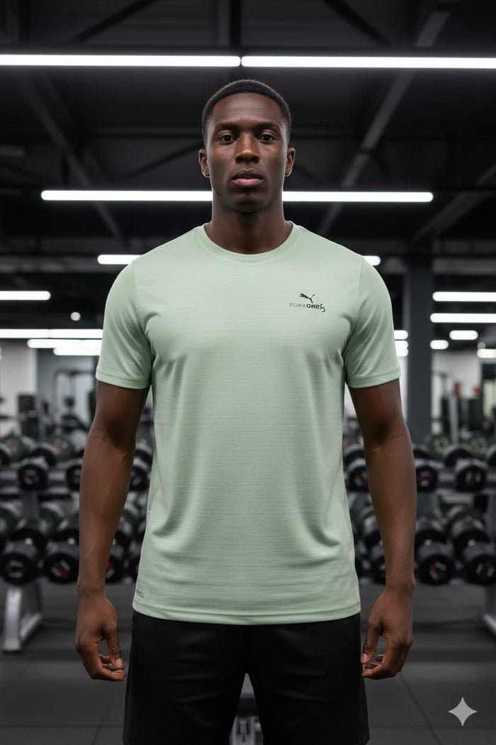 Jura Drifit Tee — men's sky blue dri-fit T-shirt | GloblNorth