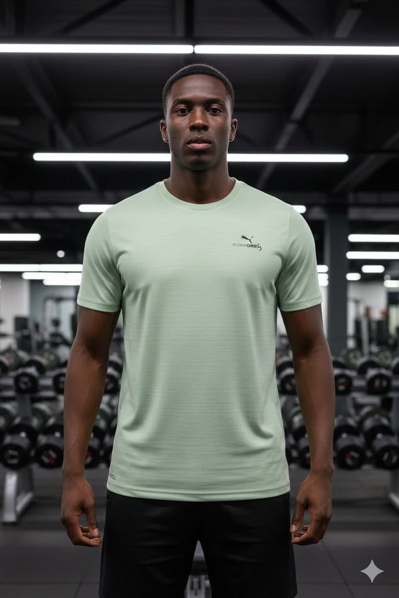 MENS SKY BLUE DRIFIT ROUNDNECK T-SHIRT