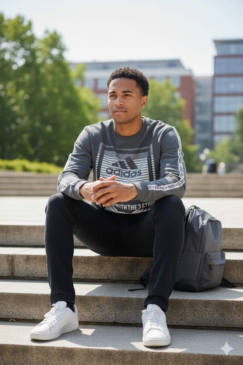 MENS DARK GREY SWEATSHIRT