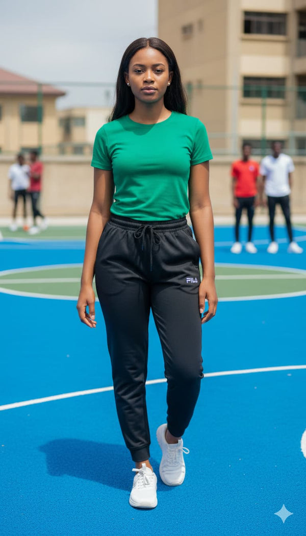 Women's Black Dri-Fit Joggers