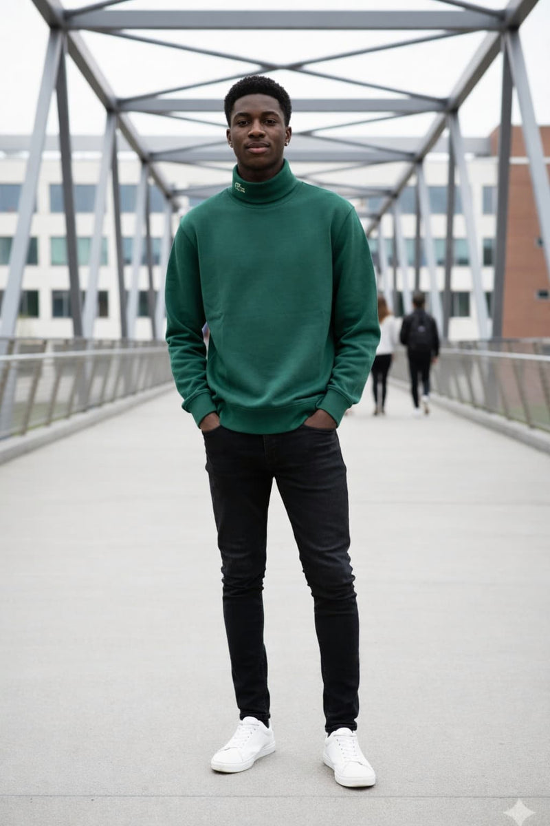 Zia Sweatshirt — men's green sweatshirt | GloblNorth