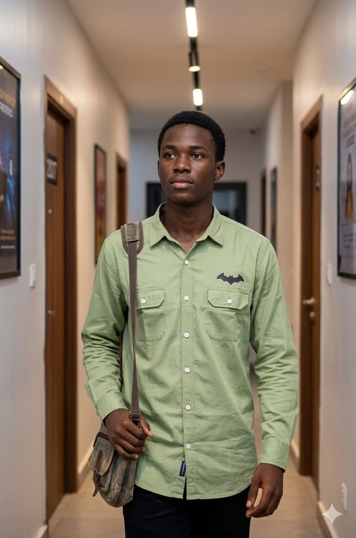 Unisex Zion Shirt — men's green casual shirt | GloblNorth