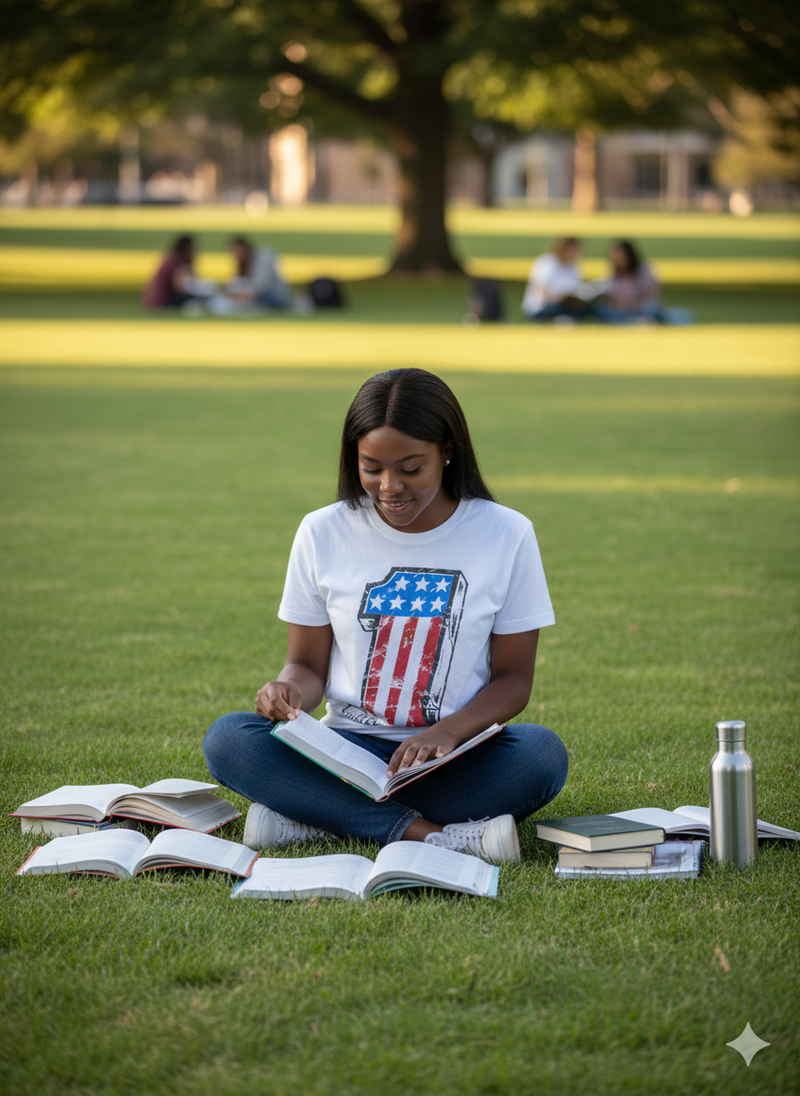 WOMENS WHITE ROUNDNECK T-SHIRT