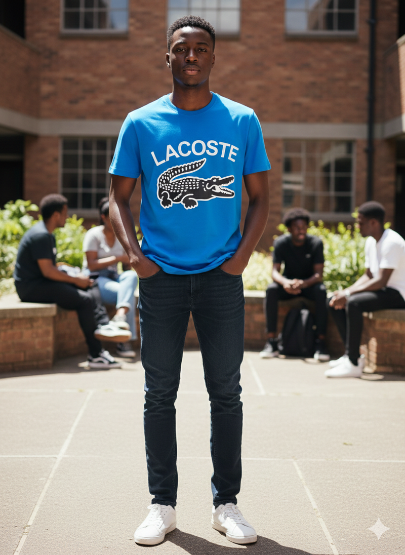 MENS BLUE ROUNDNECK T-SHIRT