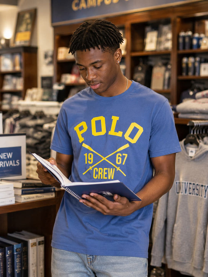 Hale Tee — men's navy blue round neck T-shirt | GloblNorth