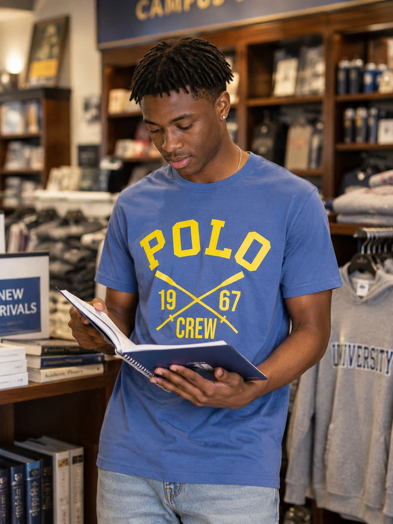 MENS NAVY BLUE ROUNDNECK T-SHIRT