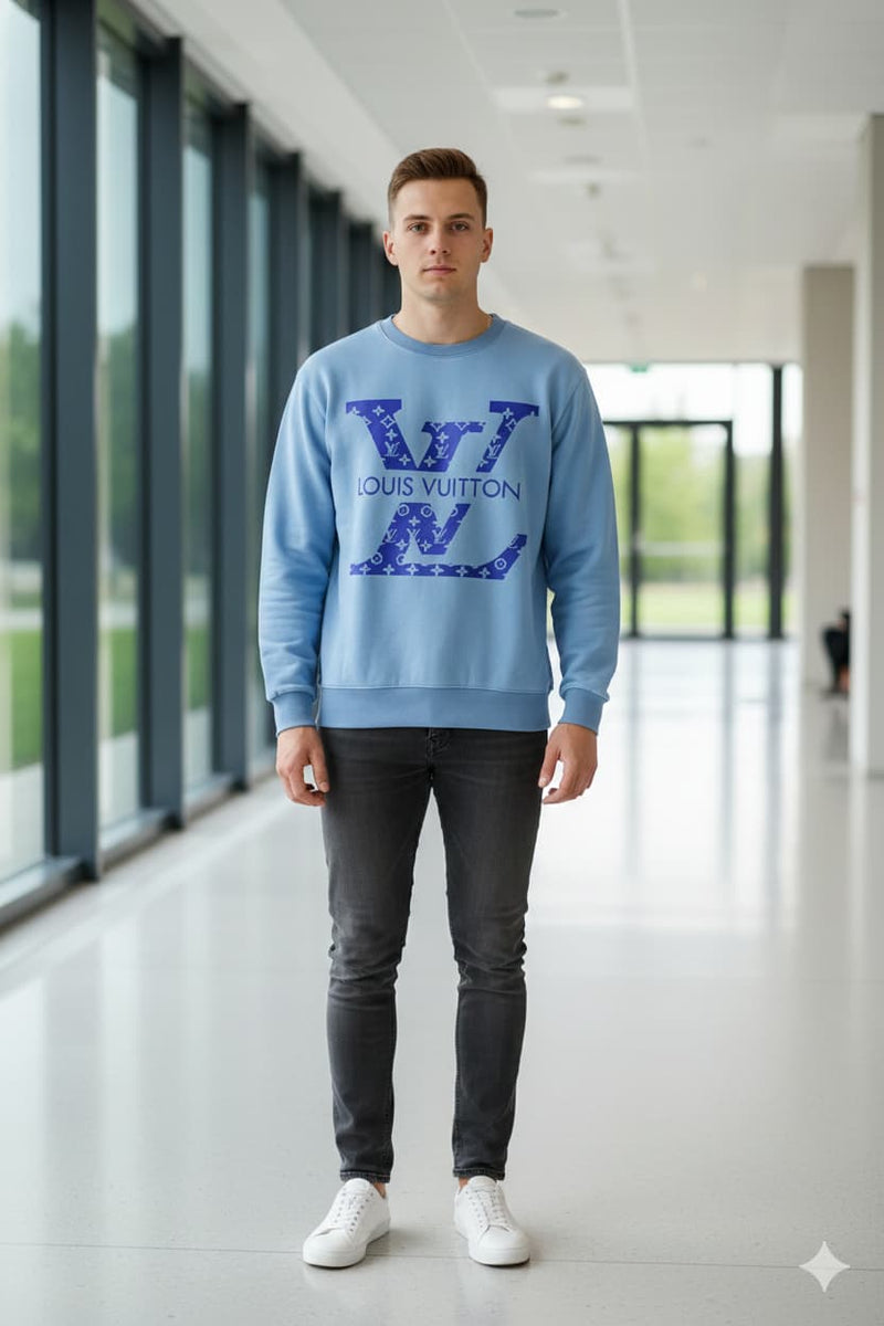 MENS BLUE SWEATSHIRT