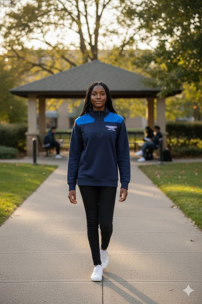 Xenon Sweatshirt — women's navy blue sweatshirt | GloblNorth
