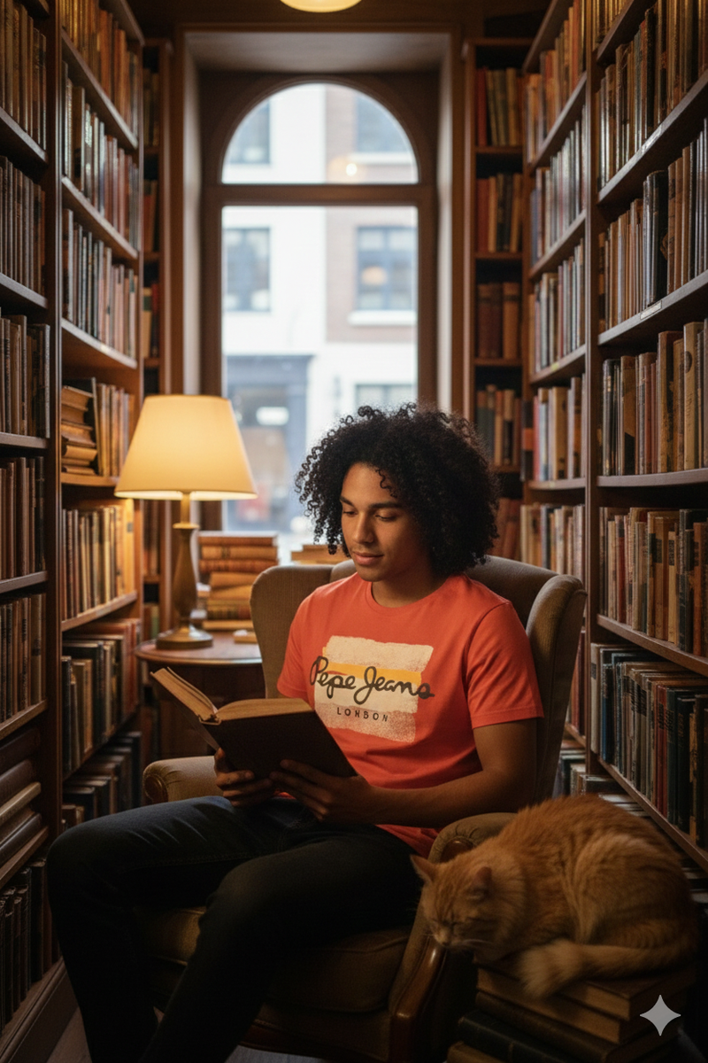 MENS ORANGE ROUNDNECK T-SHIRT