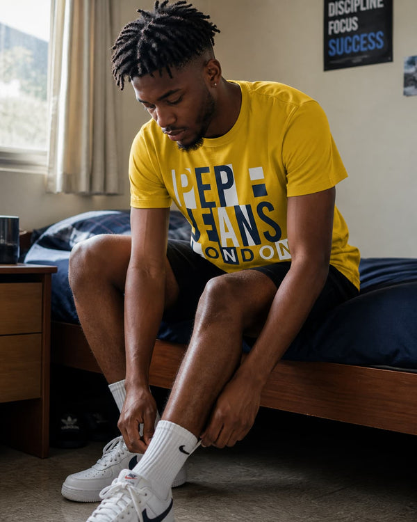 MENS YELLOW ROUNDNECK T-SHIRT