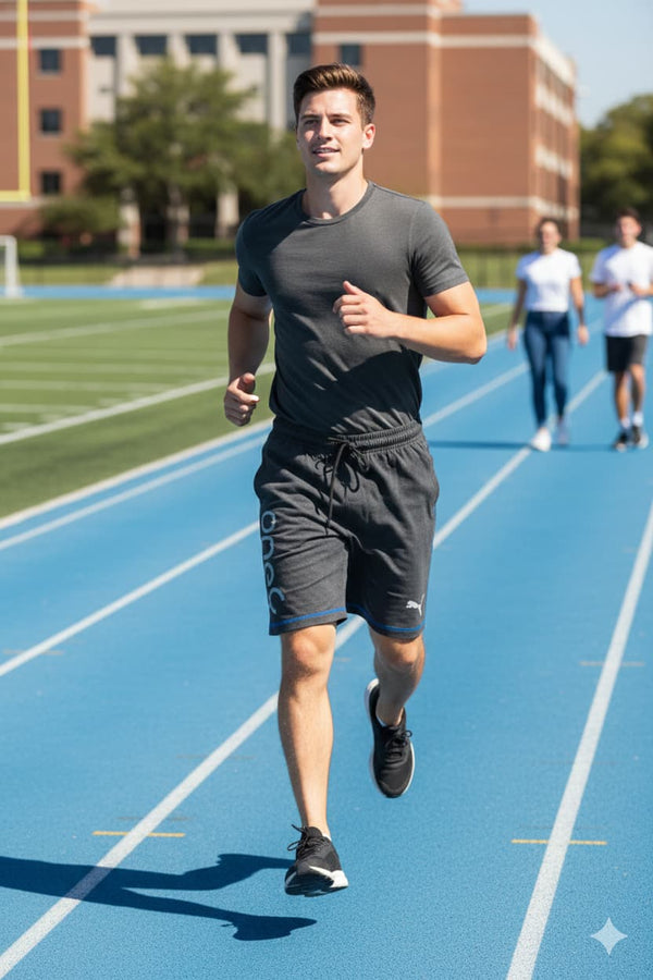MENS GREY SPORTSHORTS