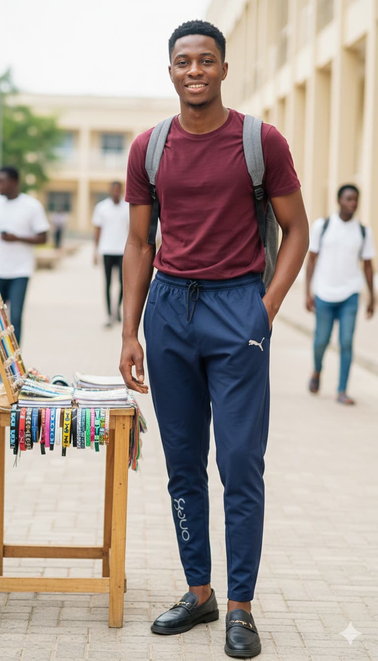 Men's Navy Blue Dri-Fit Joggers