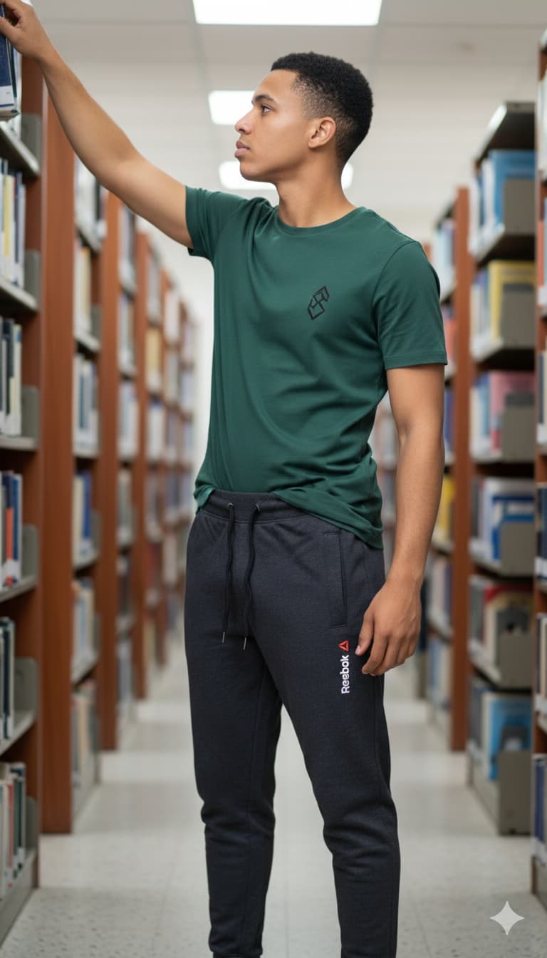 Men's Black Joggers