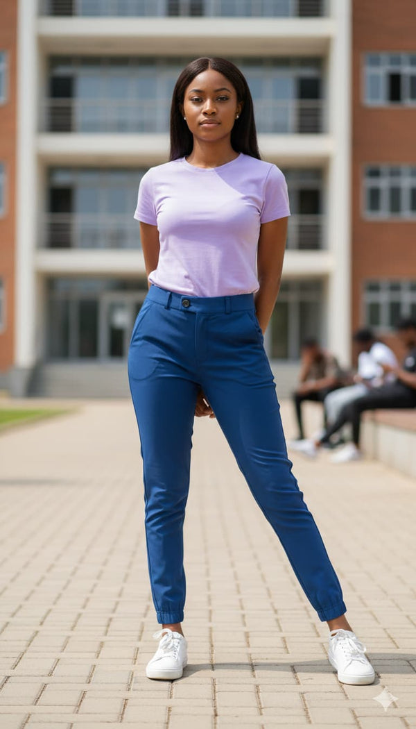 Women's Blue Dri-Fit Joggers